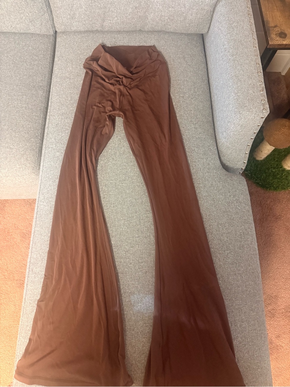 Women’s Brown Boot Cut Flare Pants